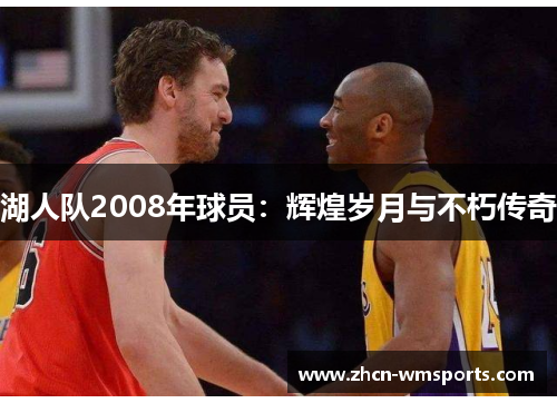 湖人队2008年球员：辉煌岁月与不朽传奇